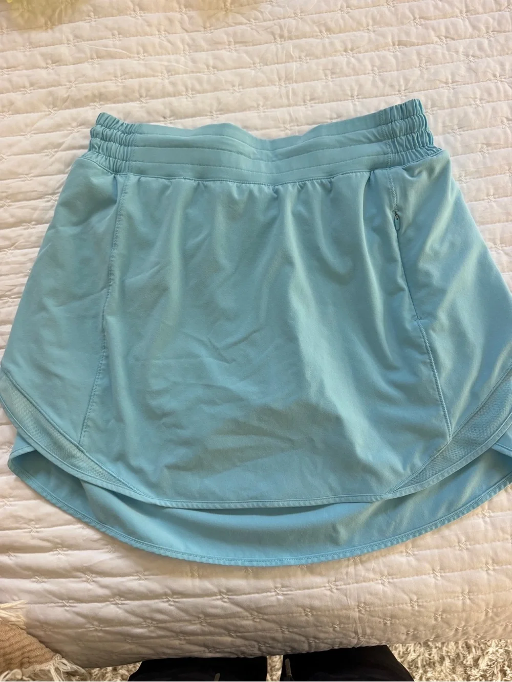 lululemon athletica Light Blue Hotty Athletic Skort